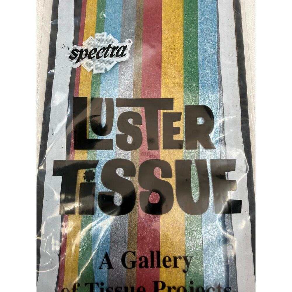 Spectra Luster Tissue Vintage Wrapping Paper | 14 Sheets | New in Package